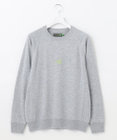 PW CIRCULUS 【MEN】【洗える】ロゴ ラグランスリーブ クルーネック ニット