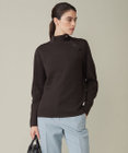 ICB L 【洗える】ウールブレンドスムース ハイネックプルオーバー