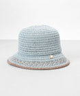 AURORA 【 LANVIN en Bleu （ランバン オン ブルー）】手編み風サーモダウンハット