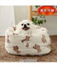 PET PARADISE ペットパラダイス くまちゃん 遠赤外線  寝袋  筒型 S（35×50cm)