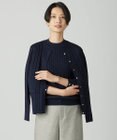 J.PRESS LADIES KNIT BASIC クルーネック カーディガン