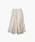 ATON NATURAL DYED LINEN LAWN | ギャザースカート