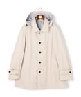 J.PRESS MEN 【KING SIZE】【オンオフ兼用 / ストレッチ / 撥水】フードデタッチャブル バルマカンショートコート