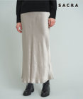 23区 【SACRA】アセテートサテン スカート
