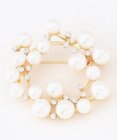 ANY サークルパールブローチ
