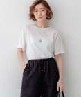23区 S 【見上愛さん着用/CanCam掲載】シアーコンフォート クルーネック Tシャツ