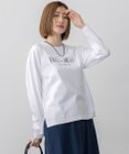 23区 【洗える】ロゴプリント コットン Tシャツ