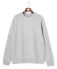 J.PRESS MEN 【KING SIZE】【Cash Lamb's Wool】ケーブルクルーネック ニット_25年モデル