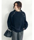 CRAFT STANDARD BOUTIQUE ラグランケーブルニットプルオーバー　