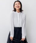 23区 【洗える】バックサテンアムンゼン ブラウス