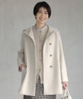J.PRESS LADIES L ショートビーバー フーデット コート
