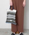 TRICOTE ボーダーシアー ニットバッグ