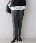 23区 L 【洗える】ドライ2WAYストレッチ テーパードパンツ