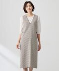 J.PRESS LADIES S 【洗える】Calameraリングメッシュ ジャンパースカート