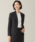 J.PRESS LADIES S 【セットアップ対応】BAHARIYE SOLID ノーカラー ジャケット