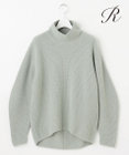 23区 【R(アール)】マイクロンメリノウール スタンドネック ニット