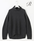 23区 【R(アール)】マイクロンメリノウール スタンドネック ニット