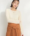 CRAFT STANDARD BOUTIQUE 花柄レースシャーリングプルオーバー