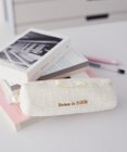 Maison de FLEUR グログランリボンツイードロングポーチ