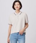J.PRESS LADIES 【洗える】DRY COTTON ニットポロ