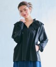 Feroux ラッシュガード ケープギャザー ブラウス