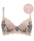 BRADELIS New York 【BRADELIS New York / 育乳補整ブラ・STEP1 集める】ウェンディソフトステップ1ブラ25S1 補正下着 補正 ブラジャー
