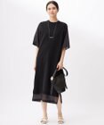 自由区 L 【洗える】ハイツイストコットンアセテート ワンピース