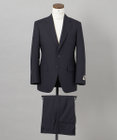 GOTAIRIKU 【御幸毛織】Superio160 ウールカシミヤ スーツ（ブラックストライプ）