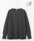23区 L 【R(アール)】マイクロンメリノウール クルーネックニット