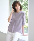J.PRESS LADIES S 【洗える】ウォッシャブルキュプラツイル キーネック ブラウス