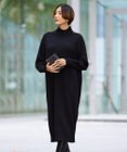 ICB L 【WEB限定カラーあり】 ソフトカシミヤミックス ハイネックワンピース
