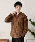 WEGO クリンクルチェックシャツ（LS）