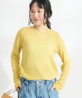 CRAFT STANDARD BOUTIQUE 花柄レースシャーリングプルオーバー