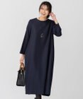 23区 ウールジョーゼット Aライン ワンピース