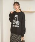 WEGO 【新色追加/ユニセックス着用ITEM/SMLサイズ展開】ジャガードグラフィックプルオーバー（LS）