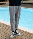 23区GOLF 【23Fondation/MEN】【ストレッチ】ツータックルーズ  テーパードパンツ