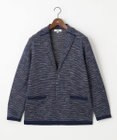 JOSEPH ABBOUD 【軽い/洗える】スラブギマボーダーニットカーディガン