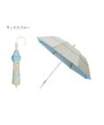 MOONBAT FURLA 晴雨兼用日傘 折りたたみ傘 シャンブレー切継 ／遮光 遮熱 UV
