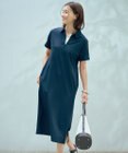 J.PRESS LADIES 【WEB限定カラーあり・洗える】コンパクトコットンスムース ポロワンピース