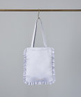Maison de FLEUR EC限定フリルサテントートバッグ