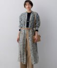 23区 S Ericaキャラコ  ペイズリープリント シャツワンピース