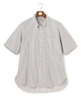 J.PRESS MEN 【KING SIZE】【吸水速乾 / 抗菌防臭 / 遮熱 / 防シワ】【J.PRESS OXFORD JERSEY】カノコインレイ半袖 シャツ / B.D.