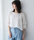 YECCA VECCA ホイップスリーブブラウス