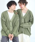 WEGO ハンドステッチカーディガン