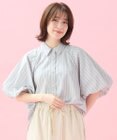 ANY エニイファンクション パフスリーブブラウス