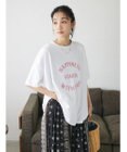 CRAFT STANDARD BOUTIQUE シルケット天竺　ロゴＰＴ裾ラウンドチュニックＳ／Ｓ