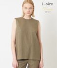 BEIGE， 【L-size】CAROLE / クルーネックブラウス