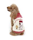 PET PARADISE スヌーピー チェック襟 トレーナー 《ホワイト》 小型犬
