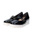 Bridget Birkin 【Round About】厚底ダブルストラップパンプス