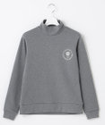 23区GOLF ファン多数の名品トップス 【WOMEN】ストレッチ裏フリース モックネックシャツ